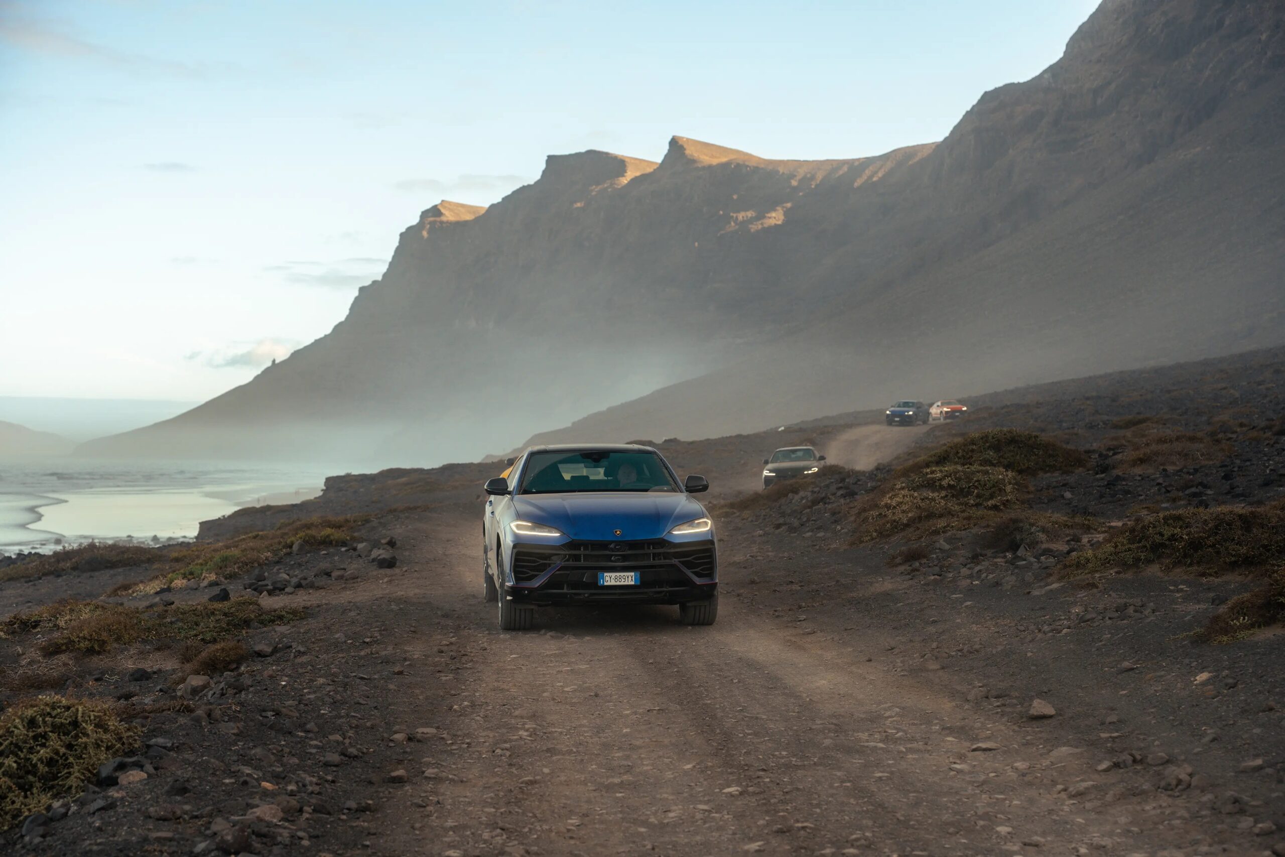 Met de Urus op wintersport.